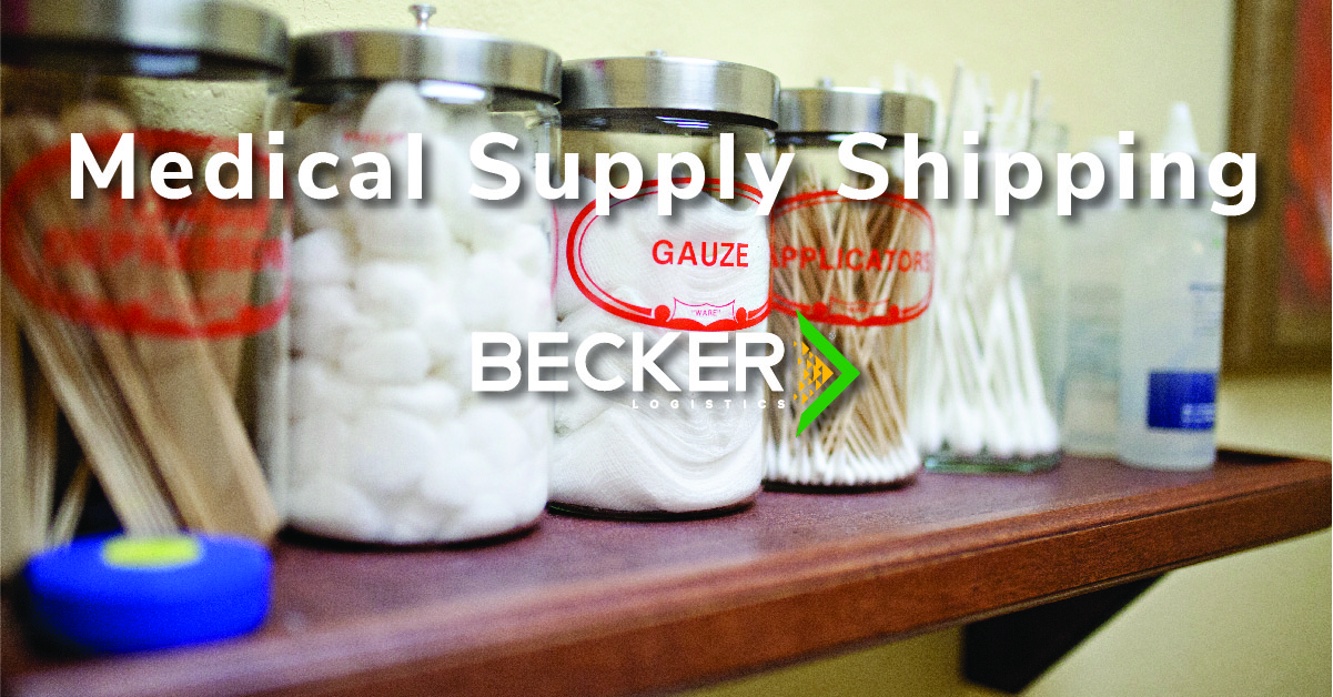 Medical Supply Shipping with Becker Logistics ⁝ Quality Above the Rest