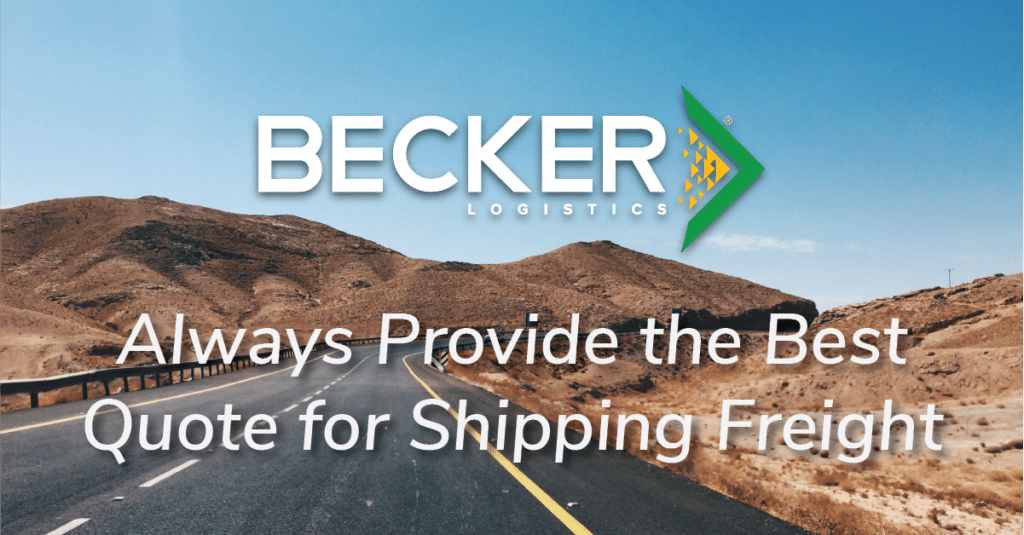 Always Provide the Best Quote for Shipping Freight