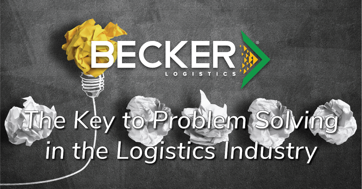 problem solving logistics