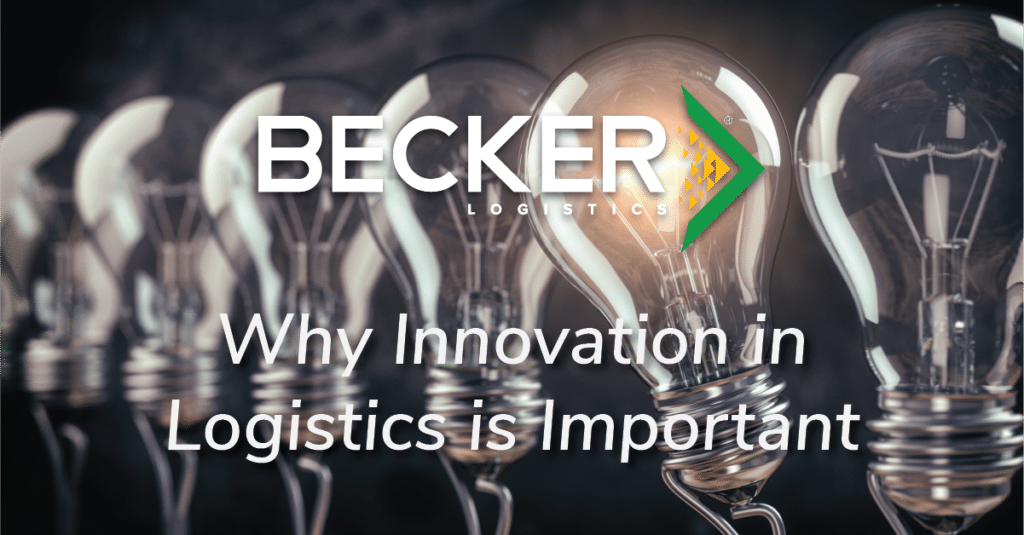 Why Innovation in Logistics is Important