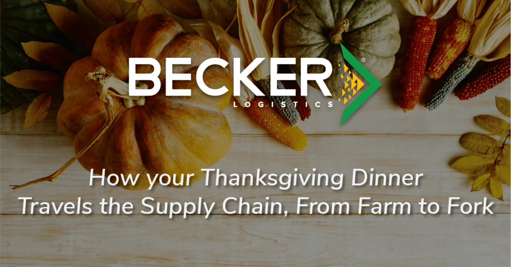 How your Thanksgiving Dinner Travels the Supply Chain, From Farm to Fork